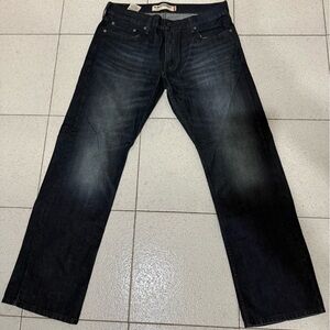 Levi's Dark Blue Straight Jeans